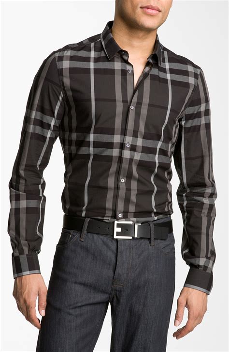 plaid burberry dress shirt and tie|burberry dress shirt men's.